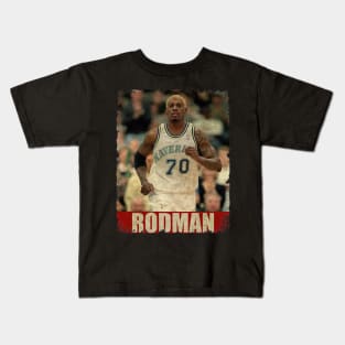 Dennis Rodman Defensive Skills Kids T-Shirt